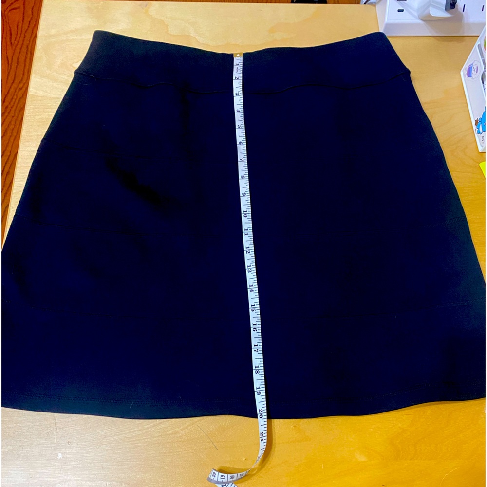 ATHLETA Moto Ponte Skirt Black Sporty Travel Activewear Athleisure Travel Large